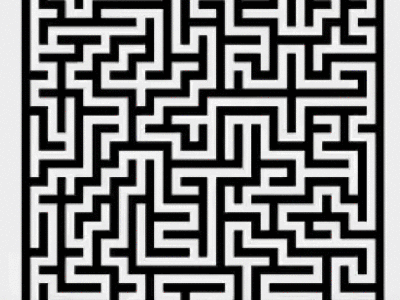 [MATLAB] 摸牆法走迷宮 Maze Solver